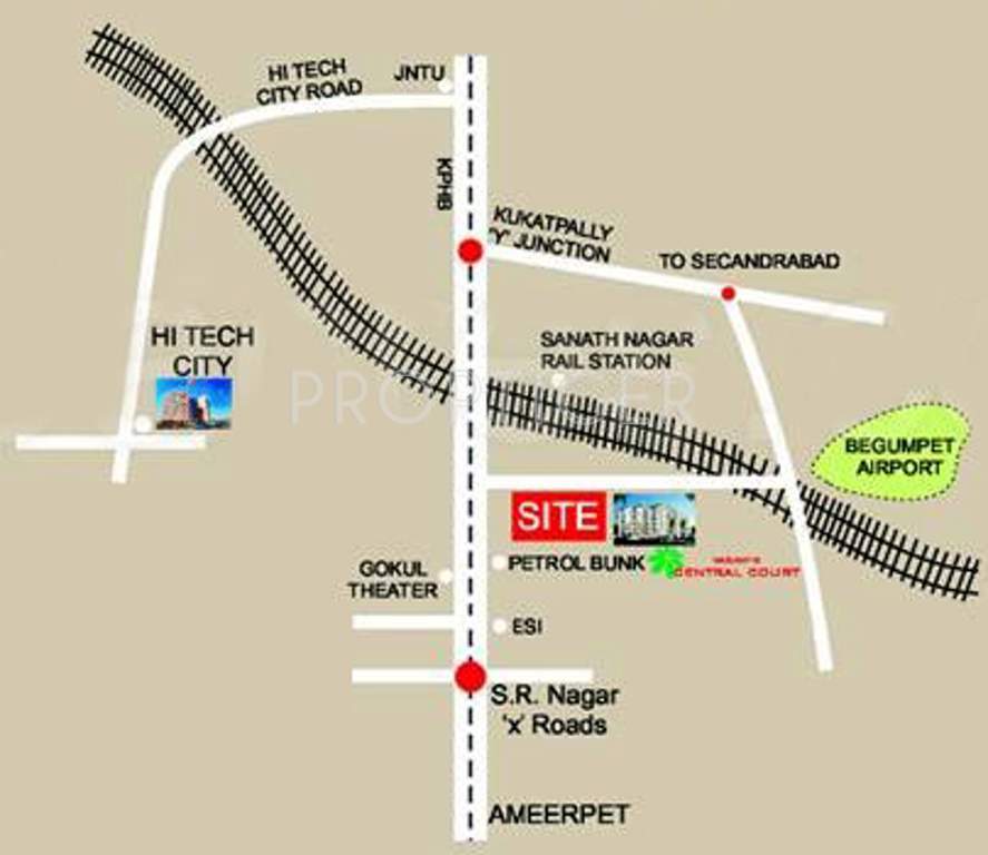 vasavis central court Images for Location Plan of Shree Sai Vasavi Central Court