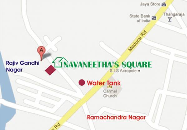 navaneetha-property-developers square Location Plan