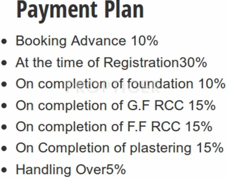 dd-housing-and-infra-pvt-ltd castle Payment Plan
