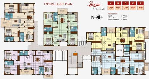 Images for Cluster Plan of JP Lexus Enclave