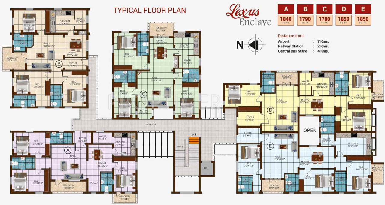 Images for Cluster Plan of JP Lexus Enclave