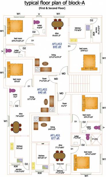 Images for Cluster Plan of U and V Builders Nandavanam