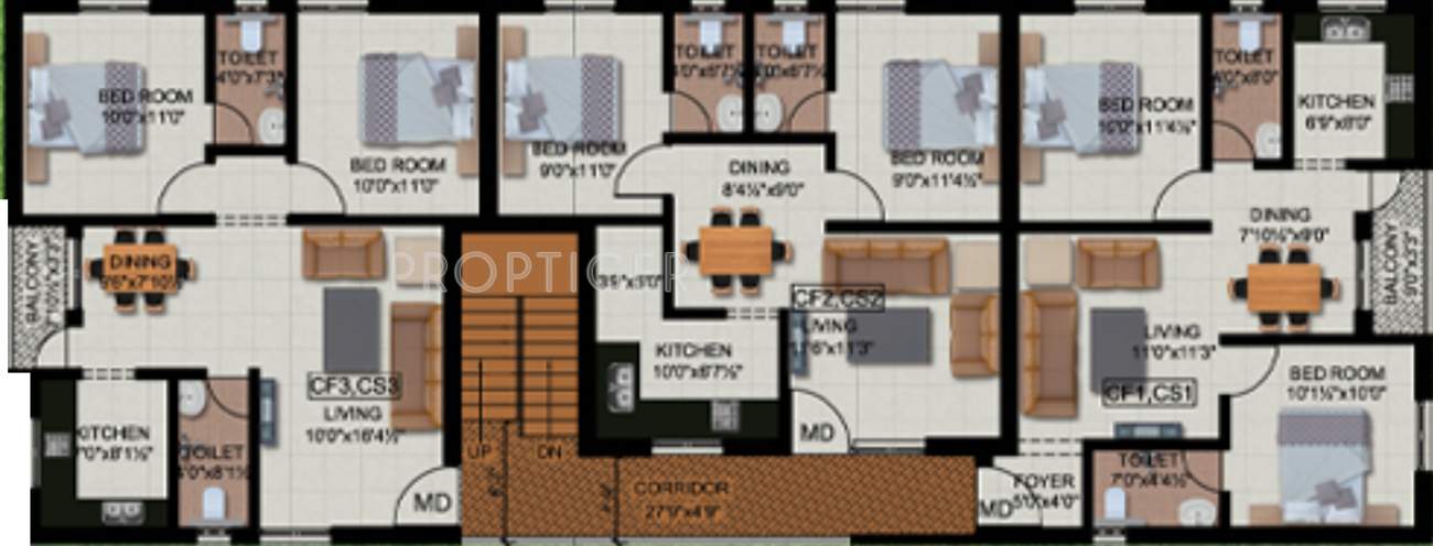 Images for Cluster Plan of U and V Builders Nandavanam