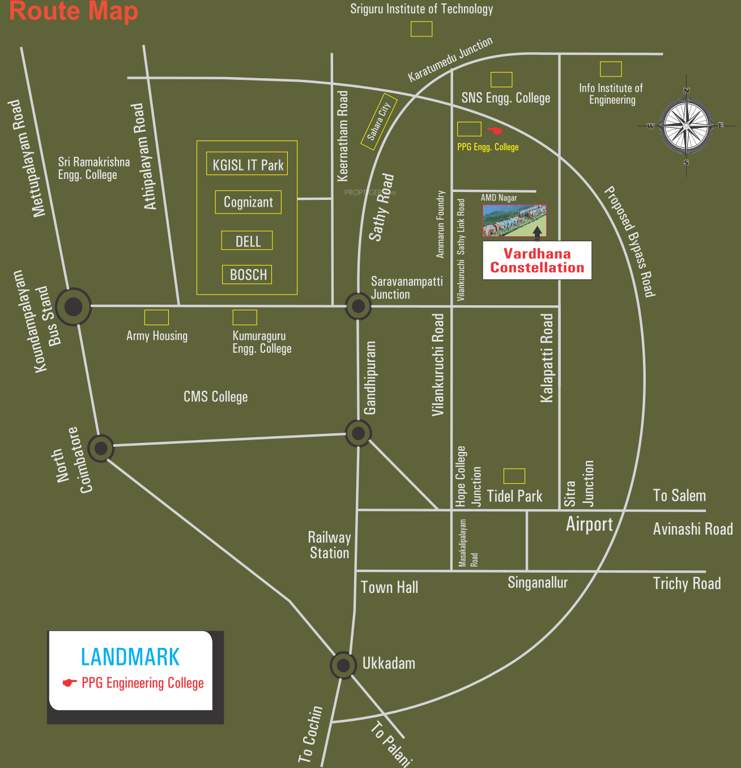  constellation Images for Location Plan of Sree Vardhana Constellation