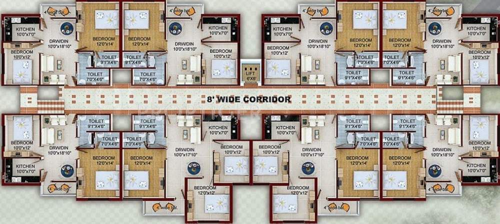 enclave Images for Cluster Plan of Laxmi Enclave