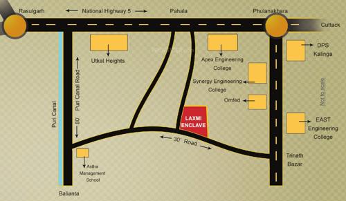  enclave Images for Location Plan of Laxmi Enclave