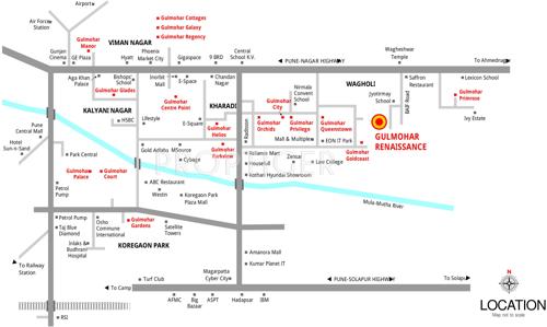 Images for Location Plan of Gulmohar Renaissance renaissance Images for Location Plan of Gulmohar Renaissance