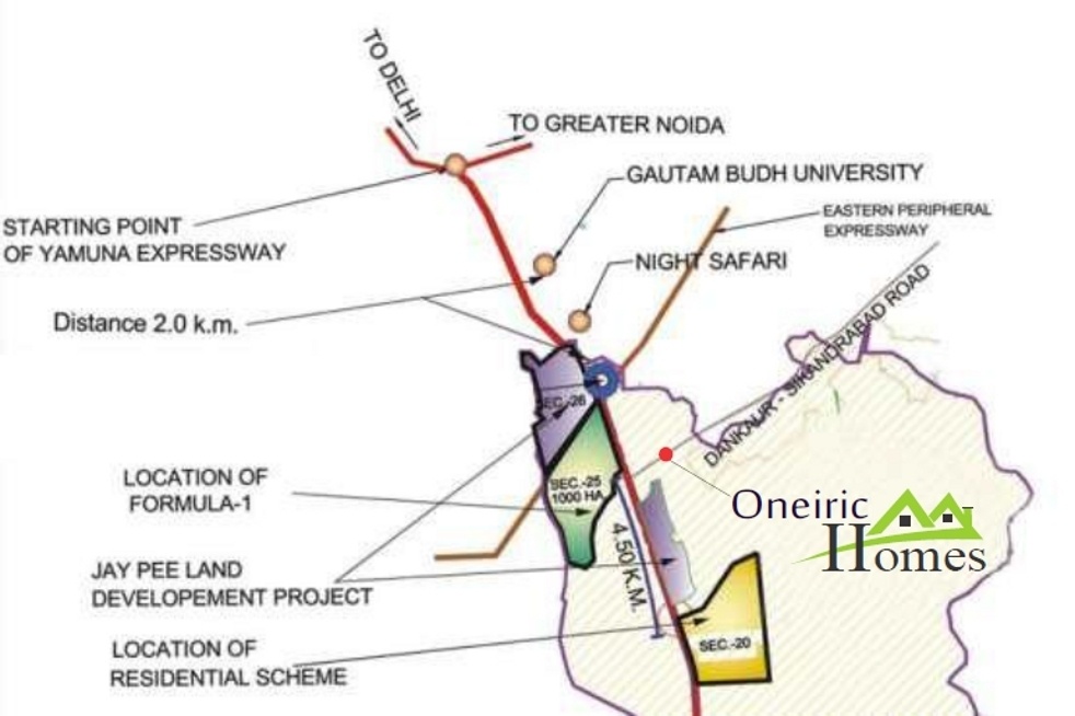 Images for Location Plan of Oneiric Homes