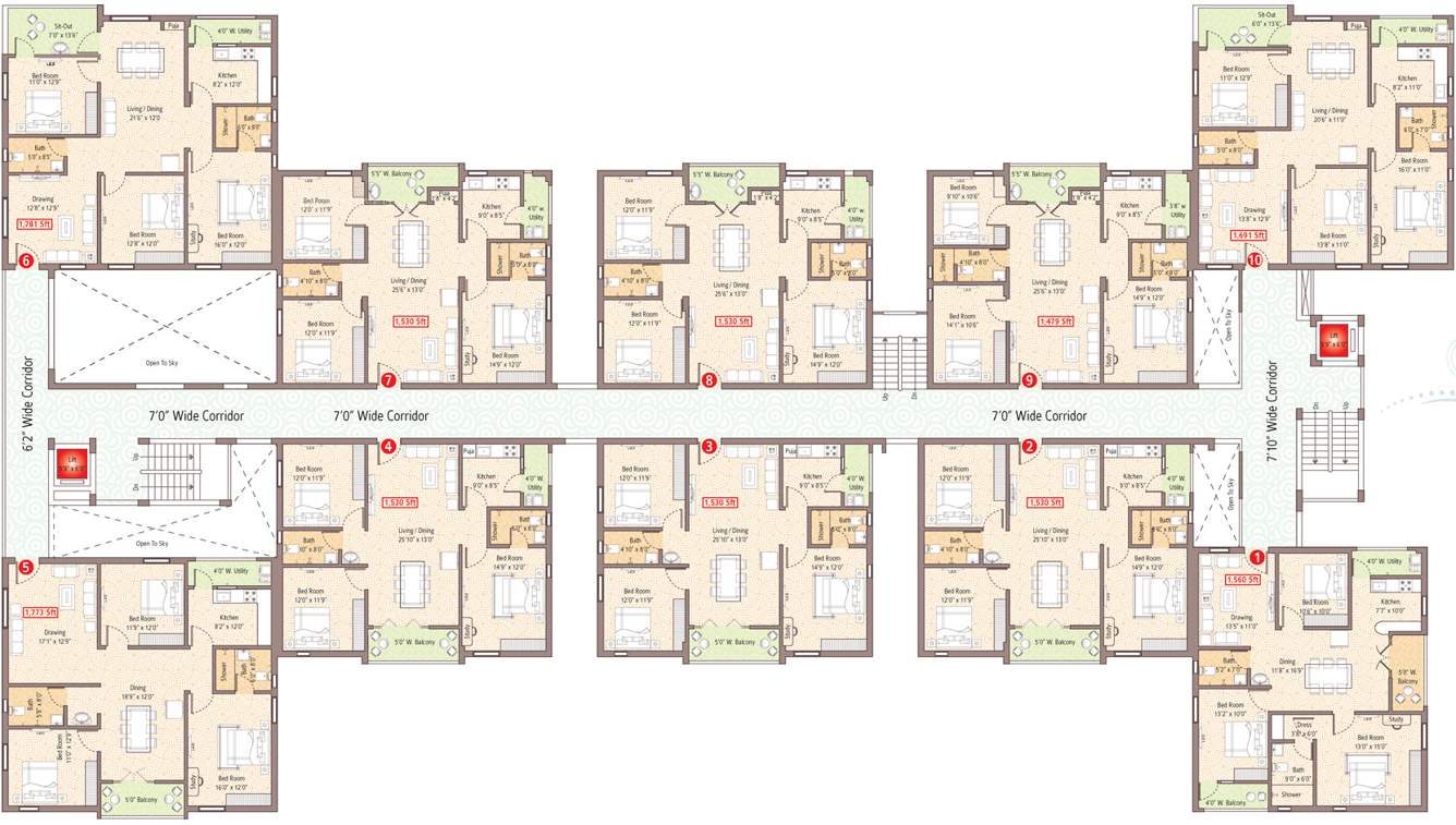 Images for Cluster Plan of Anantha Magnolia