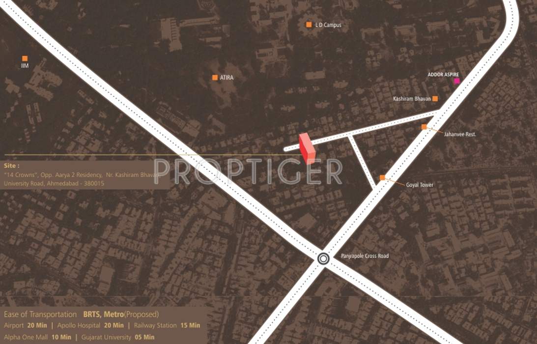  14 crowns Images for Location Plan of Addor 14 Crowns