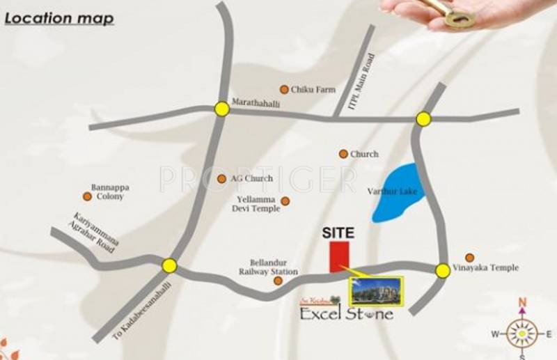 Images for Location Plan of Sri Krishna Builders And Developers Excel Stone