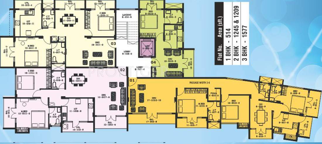Images for Cluster Plan of Apoorva Akshata Palace