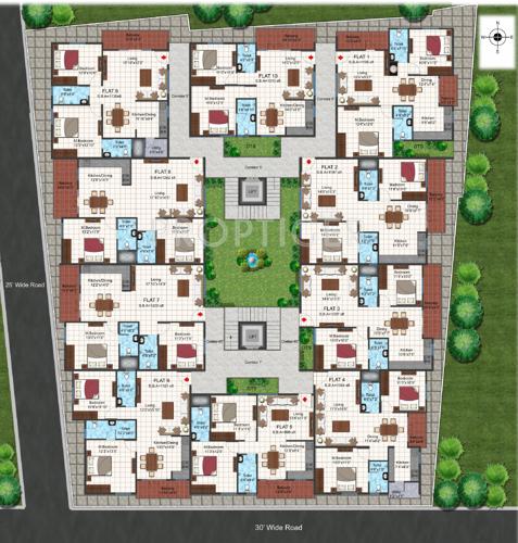  elite Images for Cluster Plan of Kumari Elite