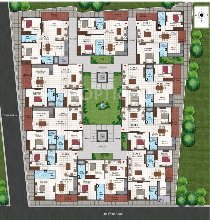 elite Images for Cluster Plan of Kumari Elite