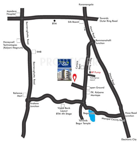  elite Images for Location Plan of Kumari Elite