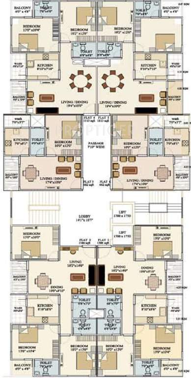 Images for Cluster Plan of Vastu Siddhanta Niketan