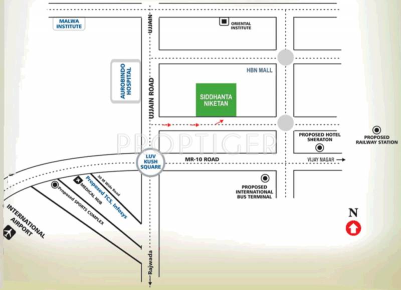 Images for Location Plan of Vastu Siddhanta Niketan