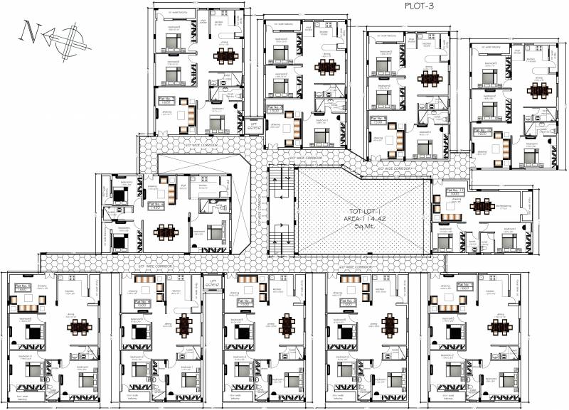 Images for Cluster Plan of Sri Sai Tirumala Constructions Jewel Gardens