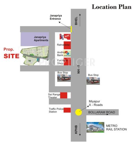 Images for Location Plan of Sri Sai Tirumala Constructions Jewel Gardens