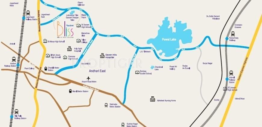bliss Images for Location Plan of Vijaylaxmi Bliss