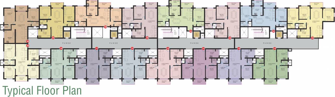  residency Images for Cluster Plan of Matha Residency