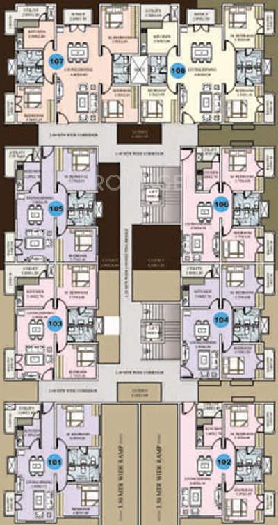 Images for Cluster Plan of Mithrabhoomi Maanya Mansion