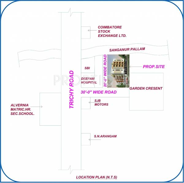 Location Plan subiksha-mascot Location Plan