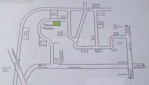  niketan Images for Location Plan of Navya Niketan