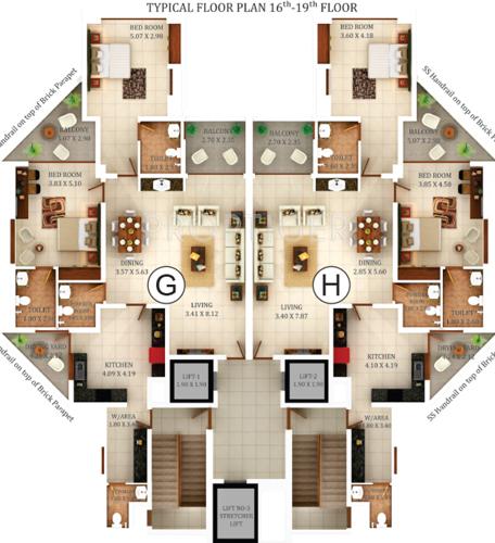 Images for Cluster Plan of VKL Towers Images for Cluster Plan of VKL Towers