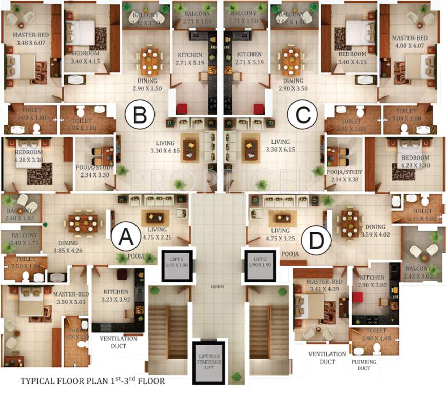 Images for Cluster Plan of VKL Towers