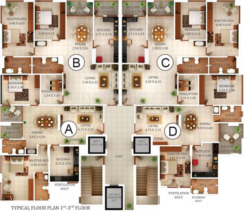Images for Cluster Plan of VKL Towers Images for Cluster Plan of VKL Towers