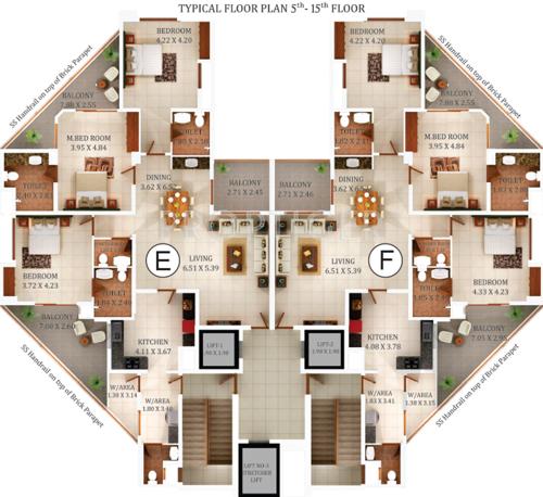Images for Cluster Plan of VKL Towers Images for Cluster Plan of VKL Towers