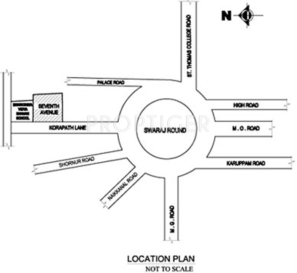 Images for Location Plan of Cheloor Seventh Avenue Images for Location Plan of Cheloor Seventh Avenue