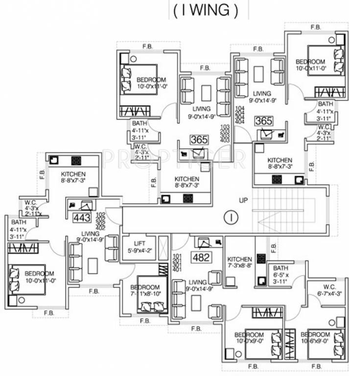 Images for Cluster Plan of Qualitas Gardens