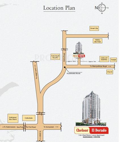  el-dorado Images for Location Plan of Cheloor El Dorado