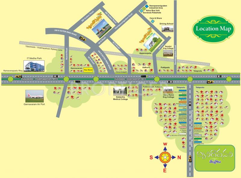 Images for Location Plan of Sai Brundavanam