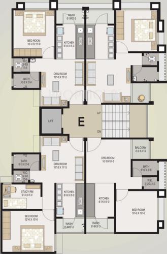 Images for Cluster Plan of Akshay Residency residency Images for Cluster Plan of Akshay Residency