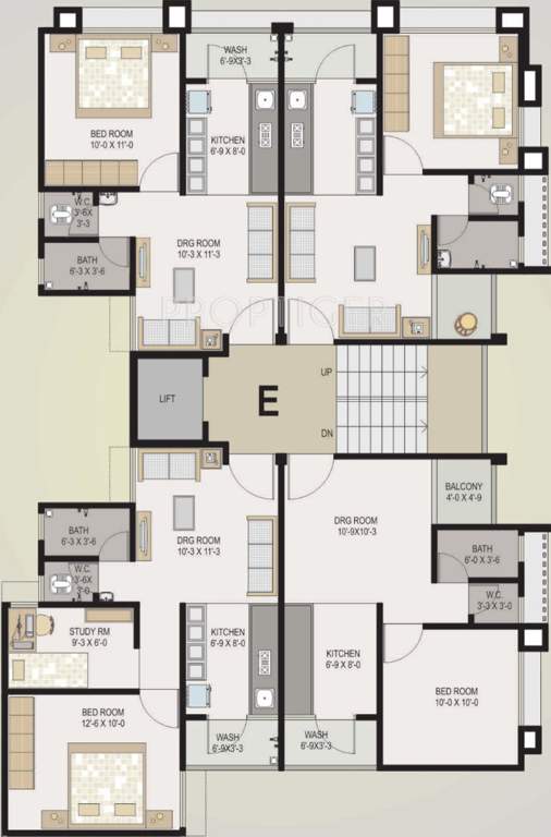  residency Images for Cluster Plan of Akshay Residency