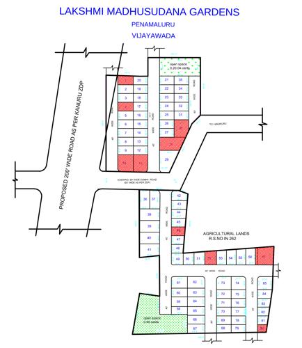 Images for Layout Plan of STBL Lakshmi Madhusudhana Gardens Apartment