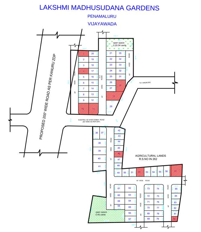 Images for Layout Plan of STBL Lakshmi Madhusudhana Gardens Apartment