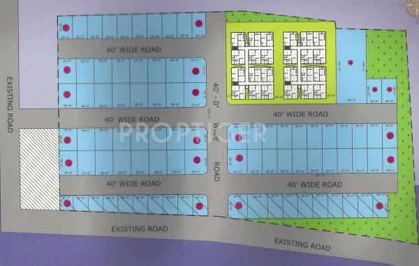 stbl-projects-limited lakshmi-prasanna-gardens-apartment Layout Plan