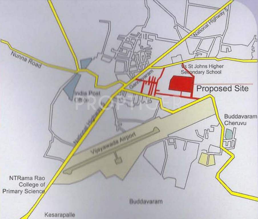 Images for Location Plan of STBL Lakshmi Prasanna Gardens Villas