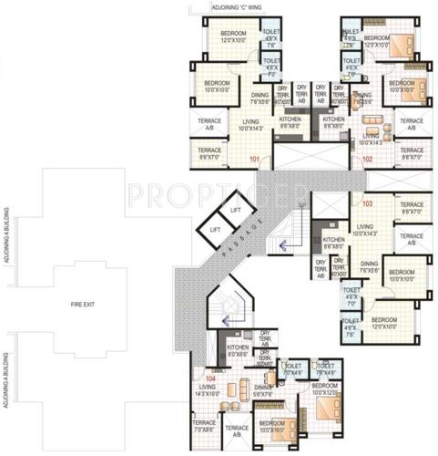 Images for Cluster Plan of GK Rose E Mehar rose-e-mehar Images for Cluster Plan of GK Rose E Mehar