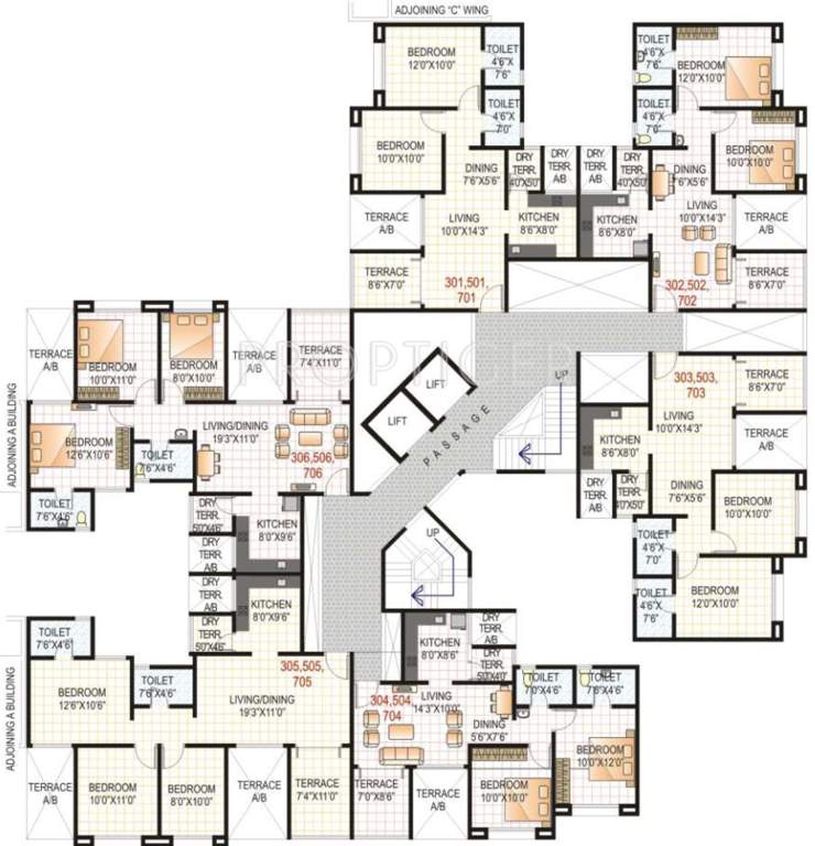  rose e mehar Images for Cluster Plan of GK Rose E Mehar