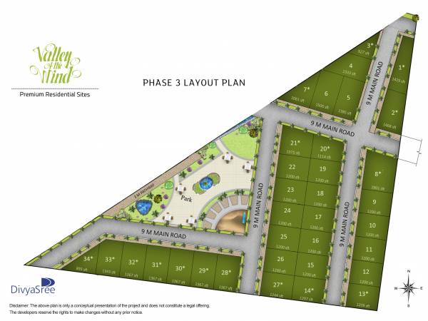 Images for Layout Plan of DivyaSree Valley of the Wind Phase 3
