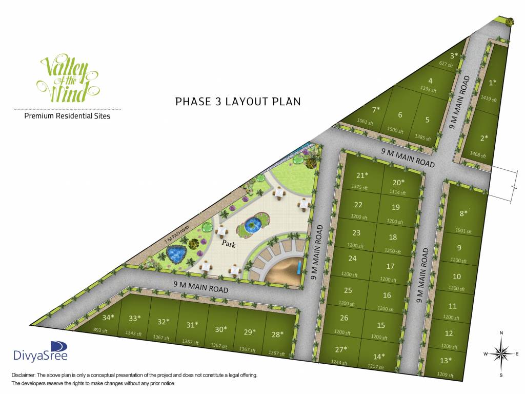 Images for Layout Plan of DivyaSree Valley of the Wind Phase 3