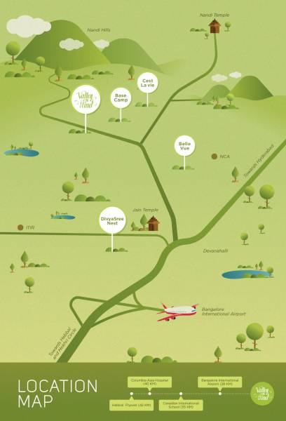 Images for Location Plan of DivyaSree Valley of the Wind Phase 3