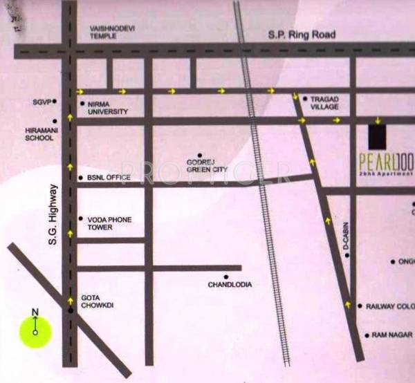 Images for Location Plan of Shivam Pearl 100