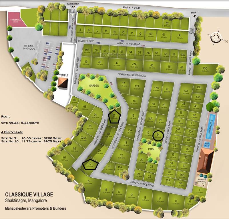 Images for Layout Plan of Mahabaleshwara Classique Village