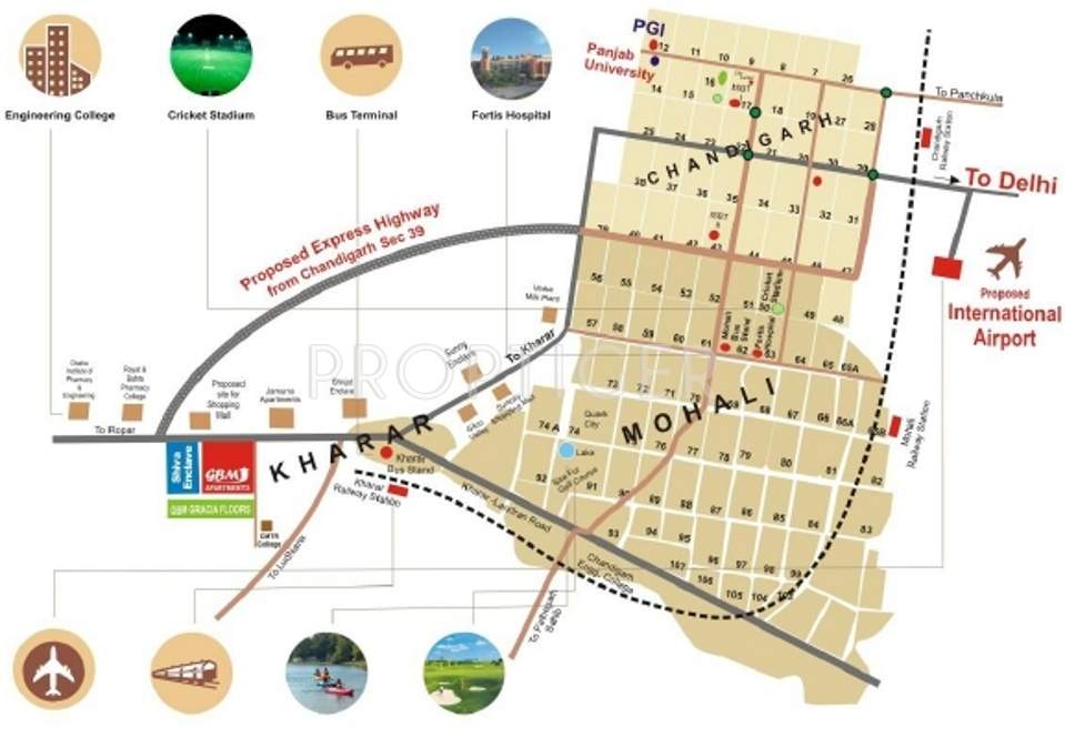 Images for Location Plan of Bhakti GBM Apartments